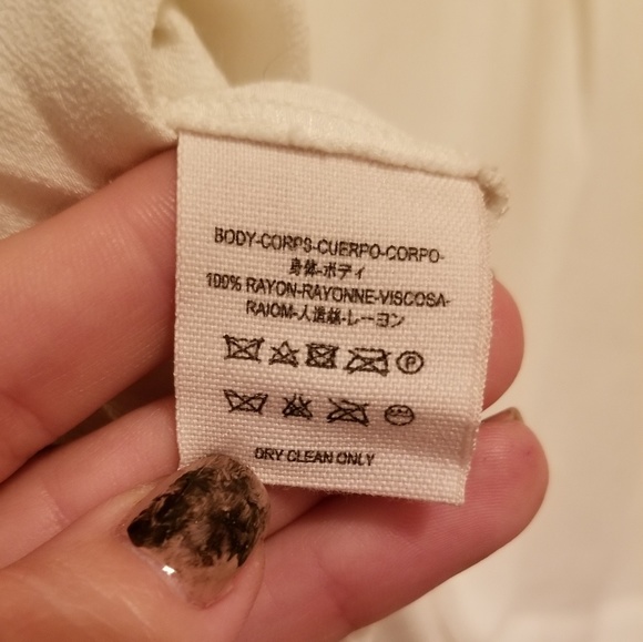 Free People Rayon Bell Sleeve Cropped Blouse - Picture 5 of 5